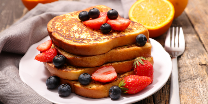 Eggy Bread with fruit