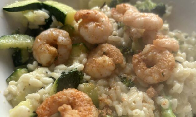 Easy Broccoli and King Prawn Risotto Recipe