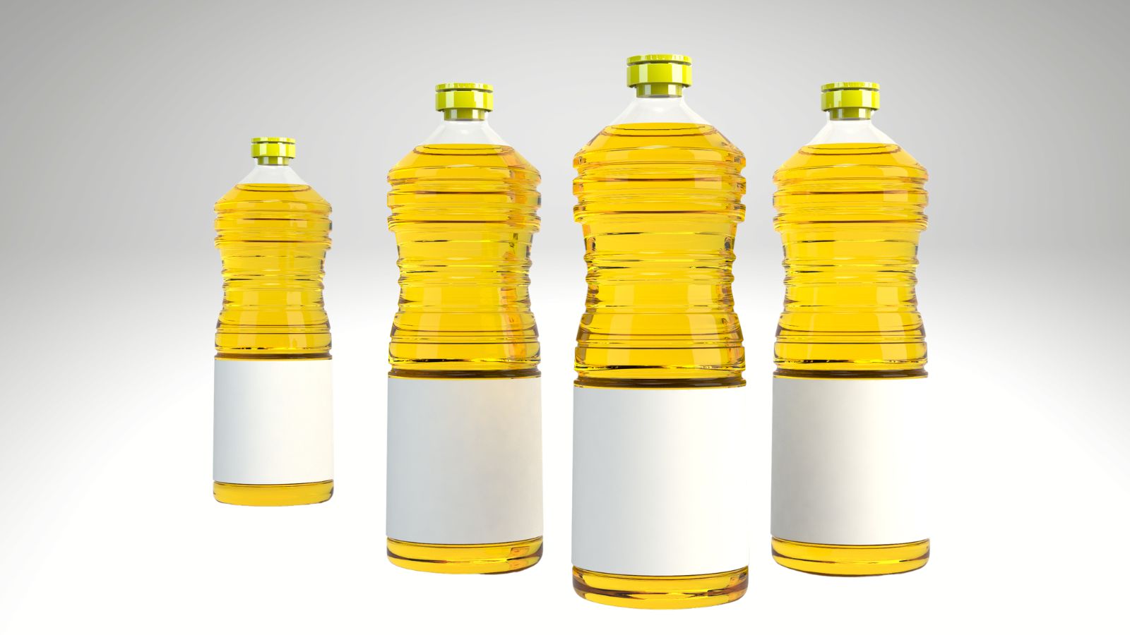 never buy oil in plastic bottles image of a range of oils in plastic bottles